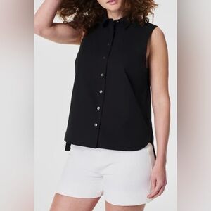Spanx Poplin Sleeveless Top